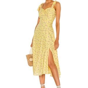 Bardot for Revolve Midi Bow Tie Dress